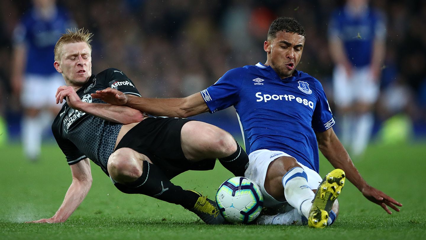 Ben Mee challenges Dominic Calvert-Lewin
