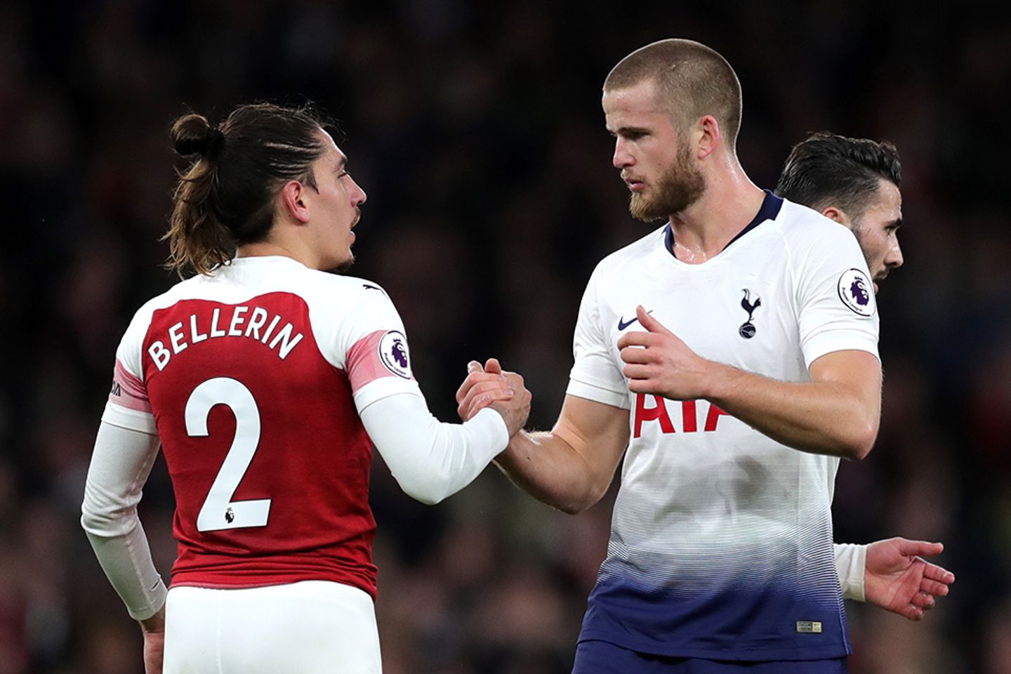 Hector Bellerin and Eric Dier