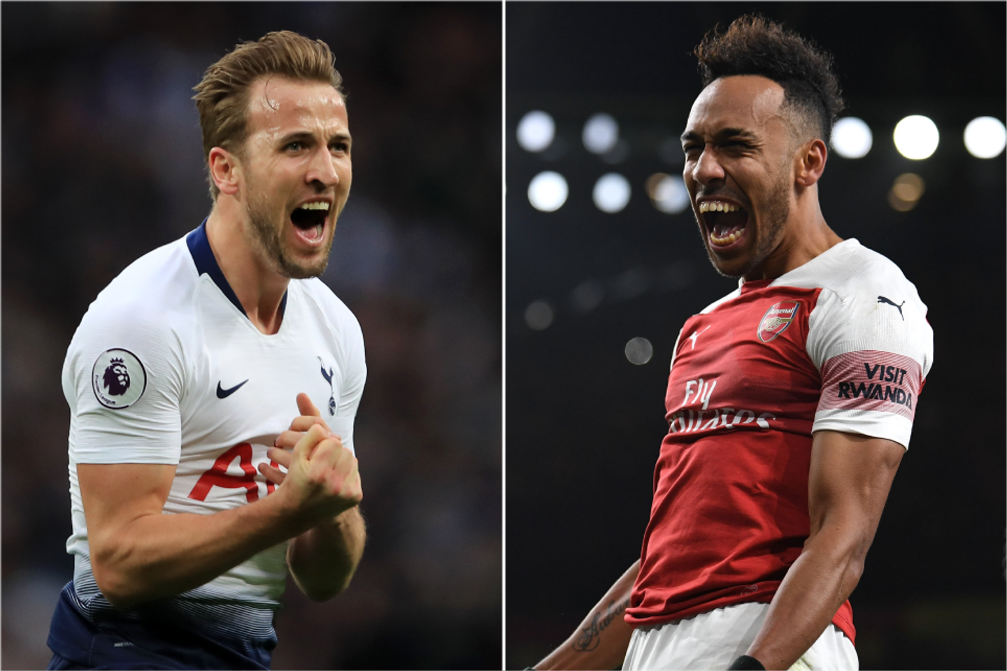 Harry Kane and Pierre-Emerick Aubameyang
