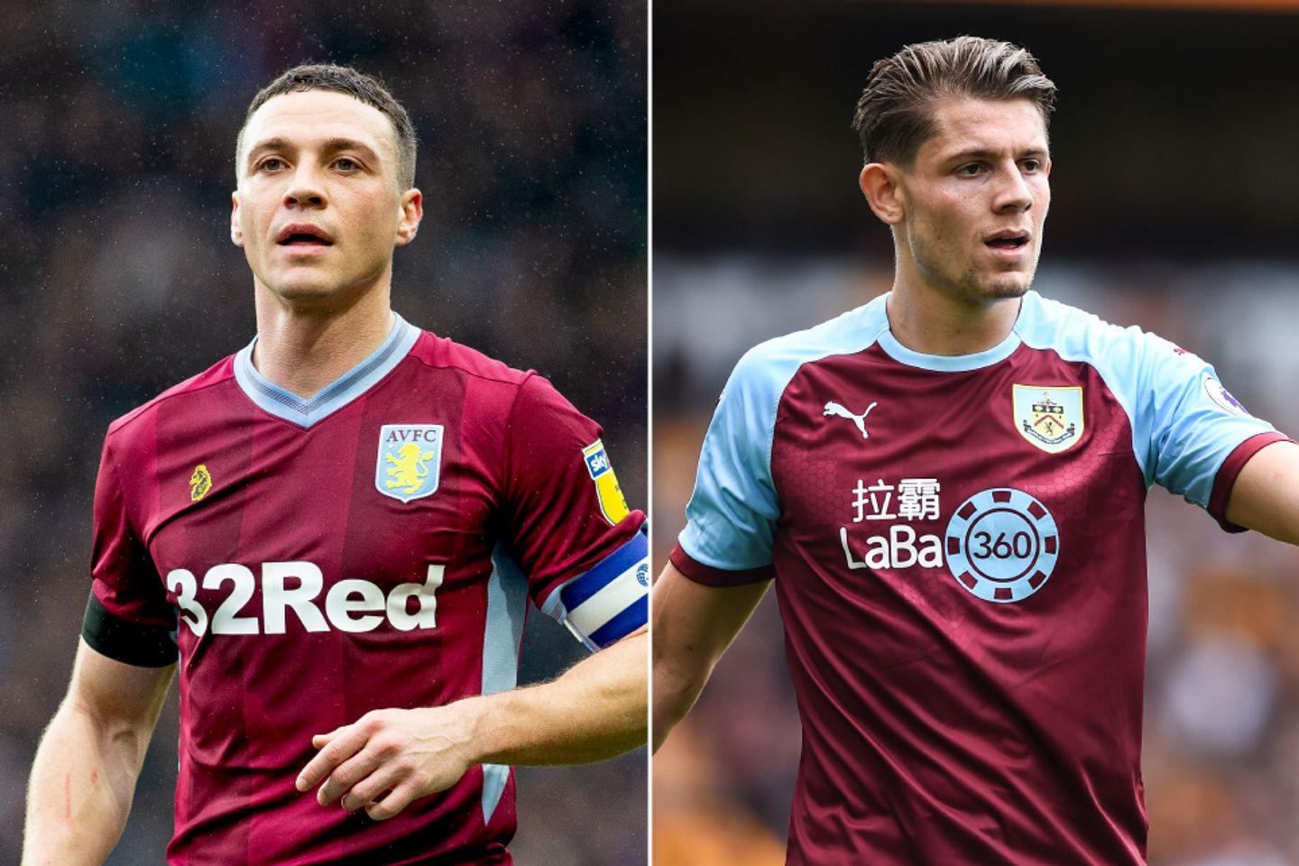 James Chester and James Tarkowski composite wide
