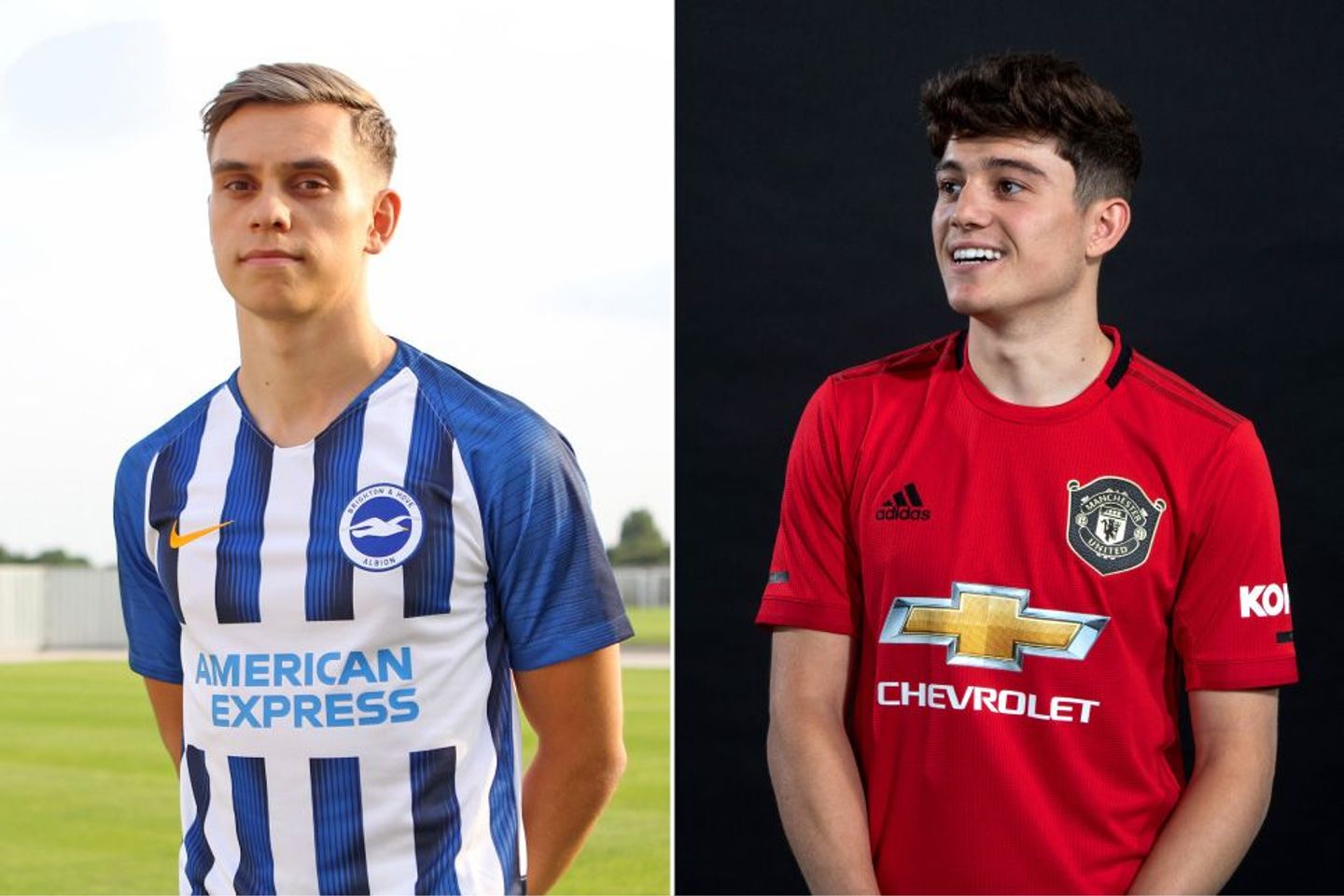Leandro Tossard, Brighton and Daniel James, Man Utd