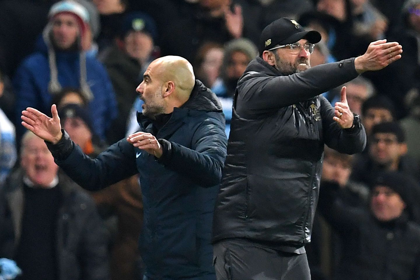 Pep Guardiola and Jurgen Klopp
