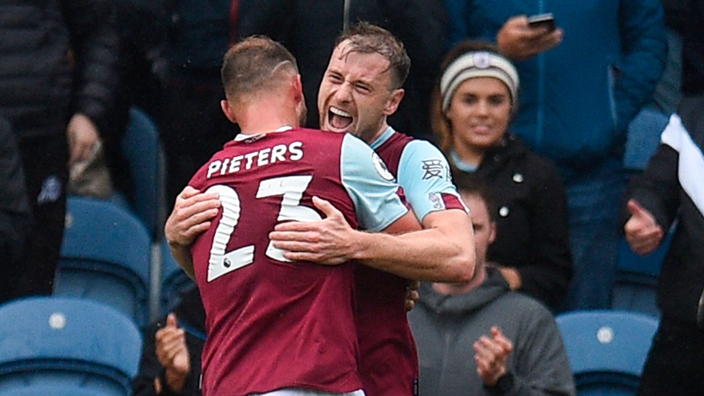 Ashley Barnes and Erik Pieters, Burnley