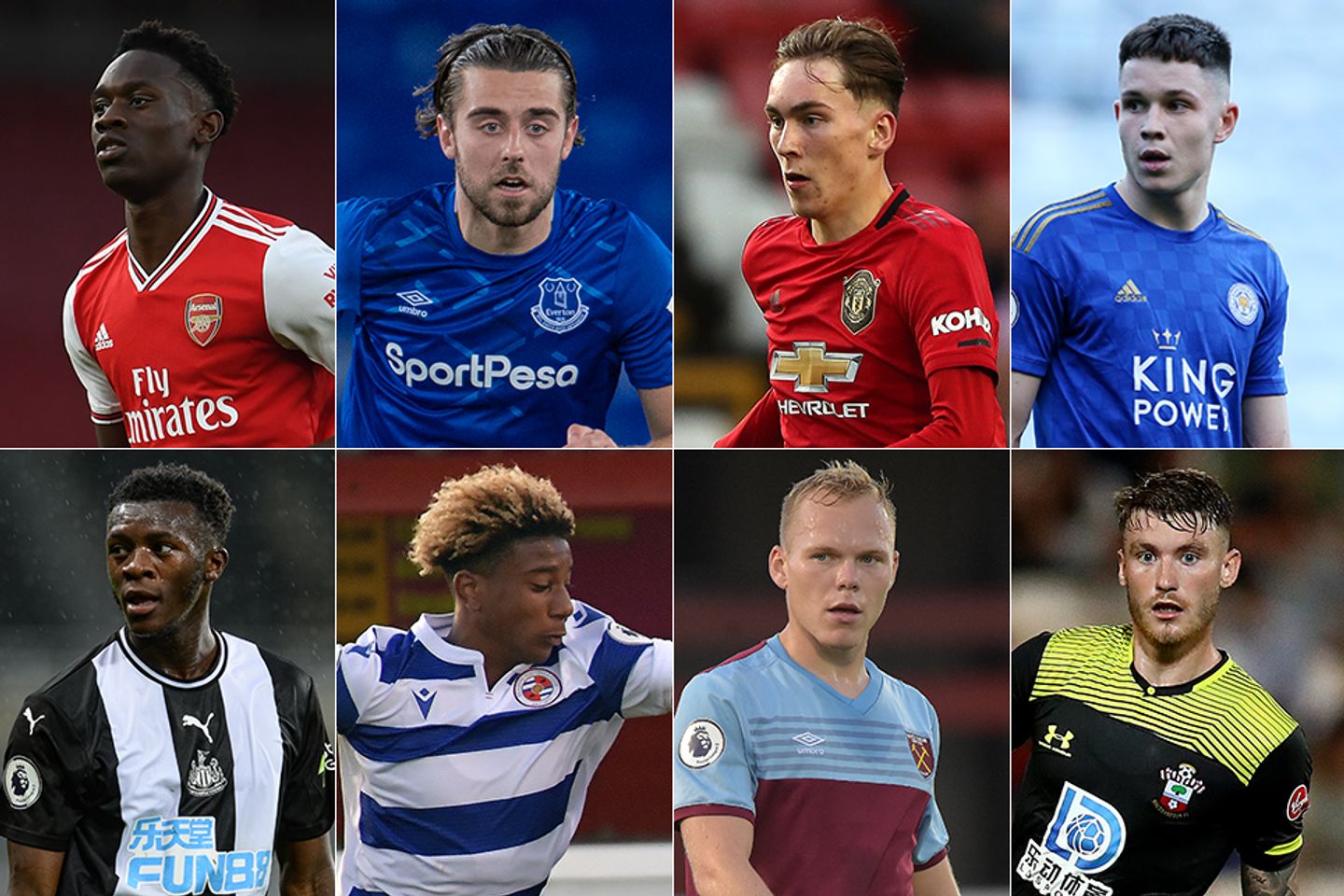 A graphic of the PL2 September Player of the Month nominees