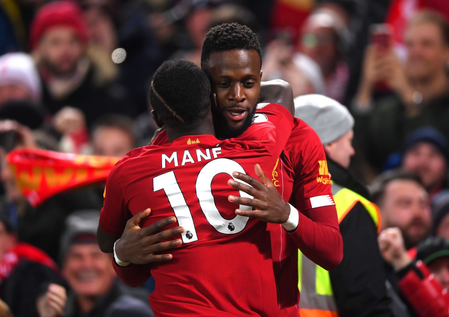 Sadio Mane and Divock Origi, Liverpool
