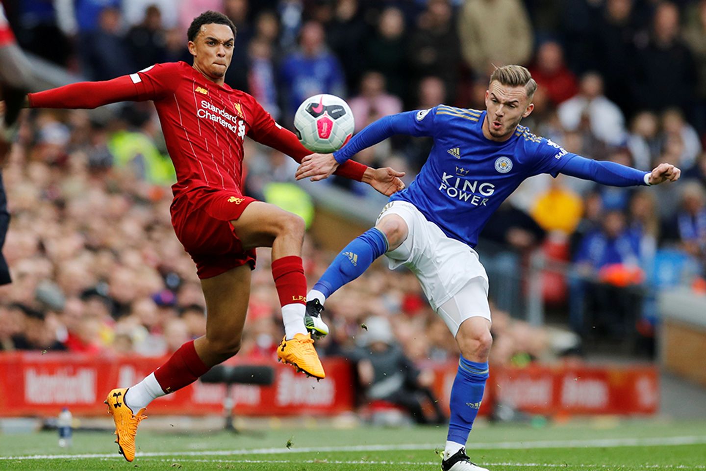 Trent Alexander-Arnold and James Maddison