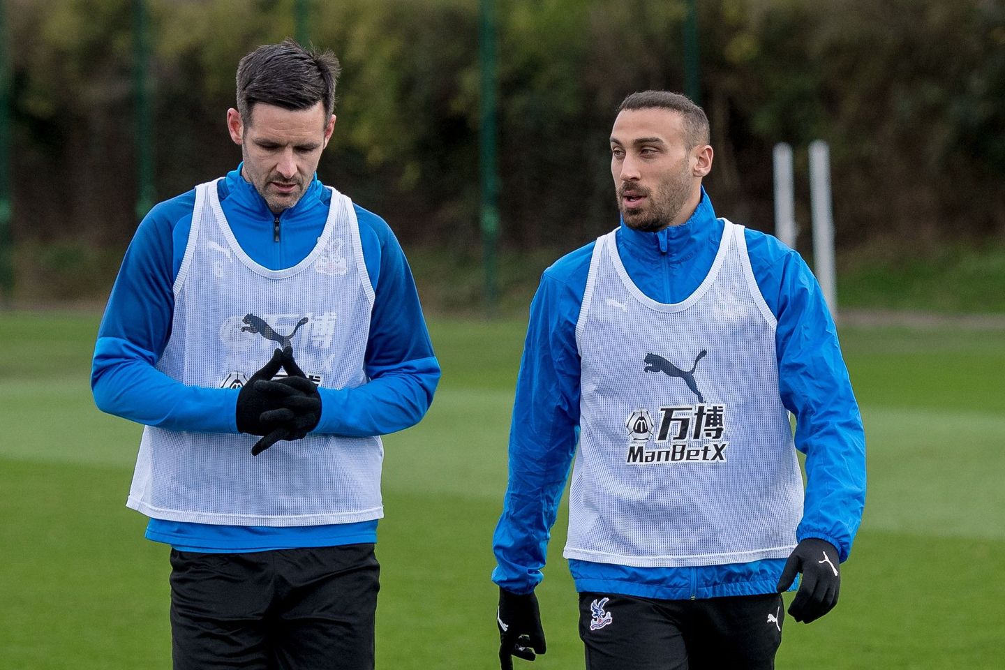 Cenk Tosun CRY training Scott Dann