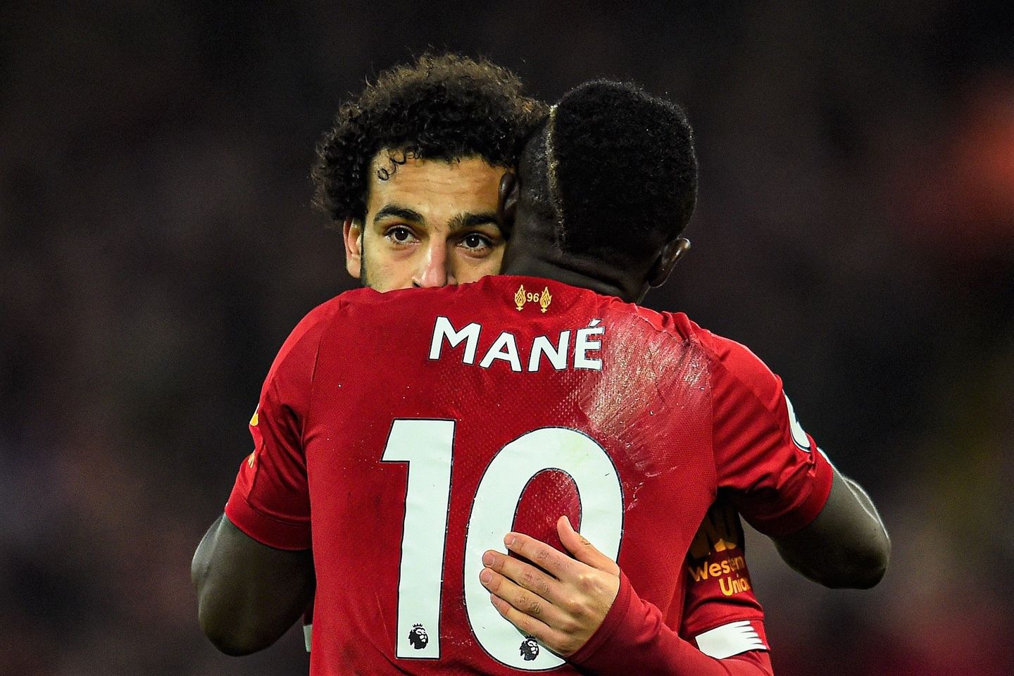 Sadio Mane and Mohamed Salah