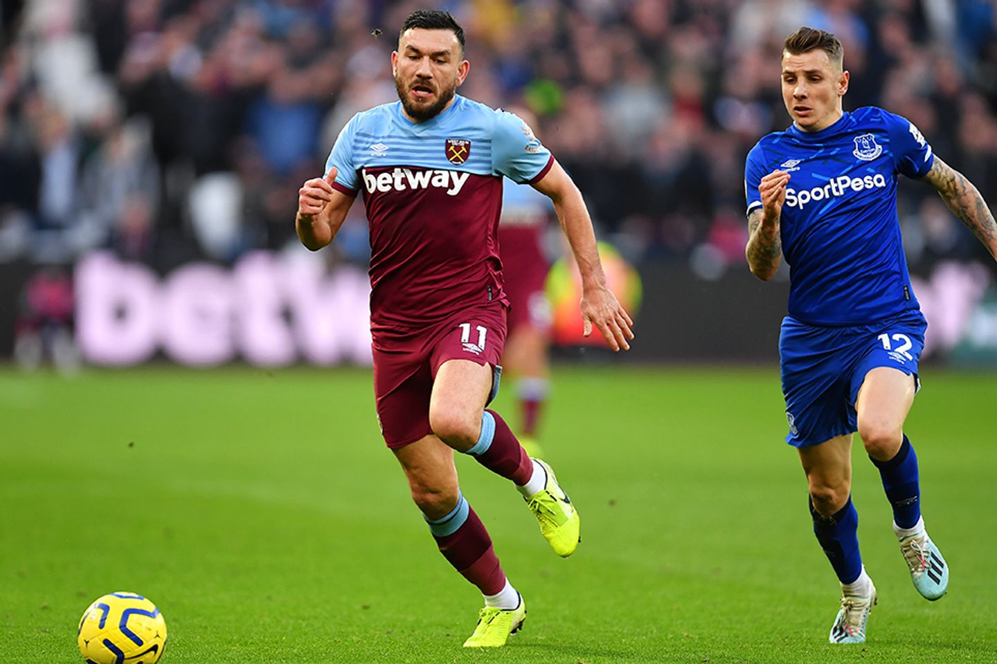 Robert Snodgrass, West Ham United v Everton