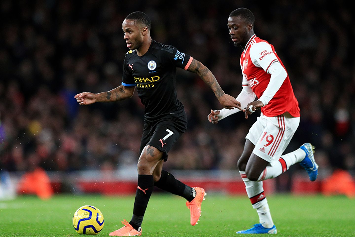 Raheem Sterling, Arsenal v Man City