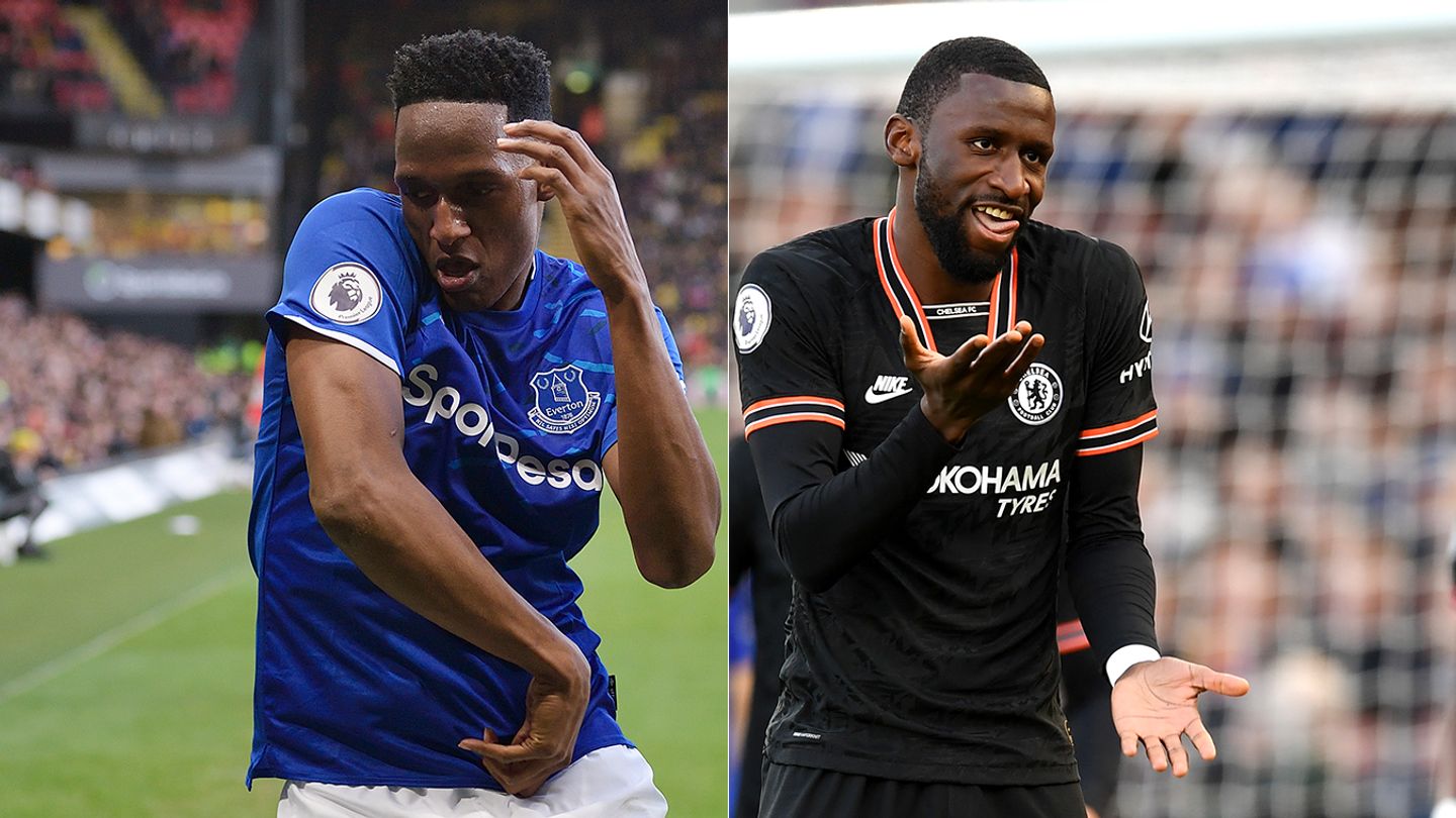 Yerry Mina and Antonio Rudiger