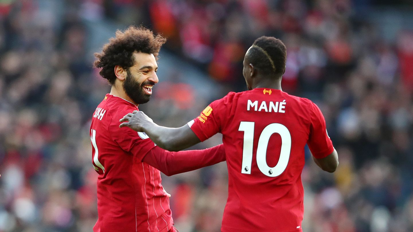 Mohamed Salah and Sadio Mane, Liverpool