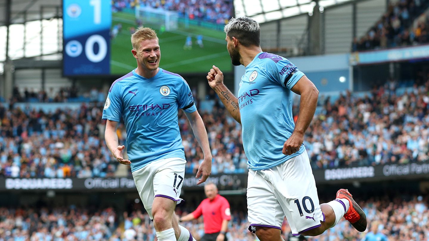 Kevin De Bruyne and Sergio Aguero, Man City