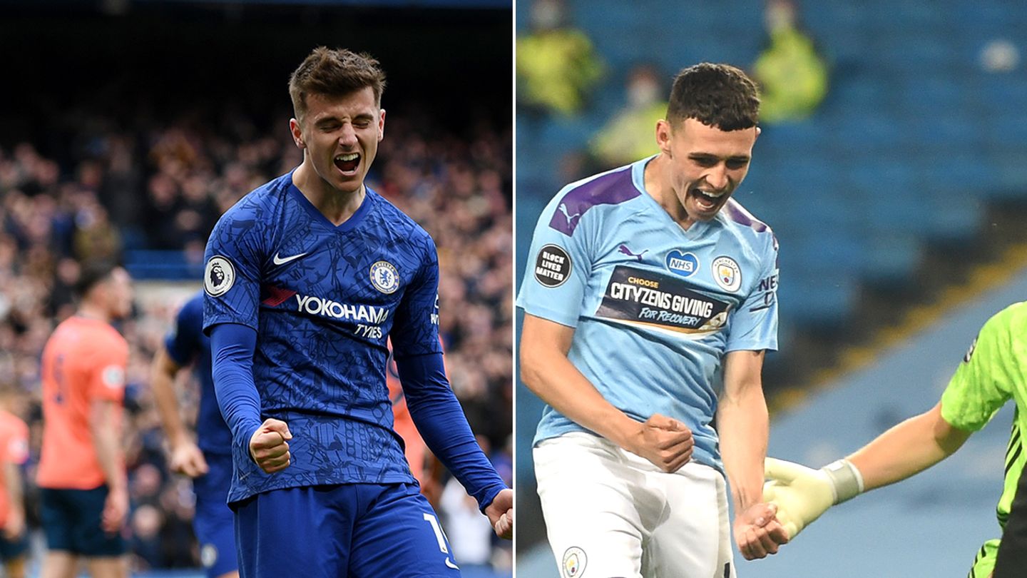 Mason Mount and Phil Foden