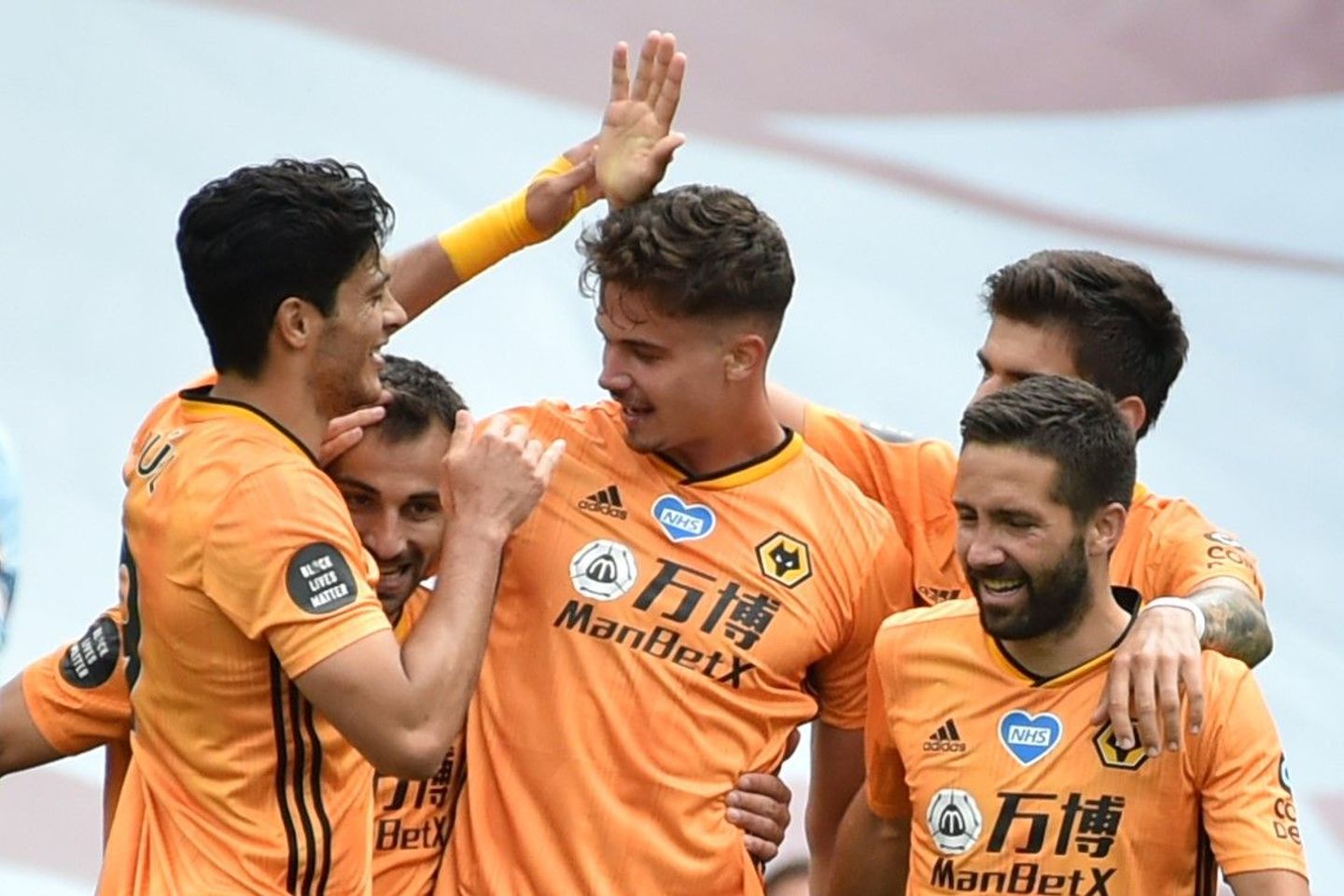Wolves celebrate
