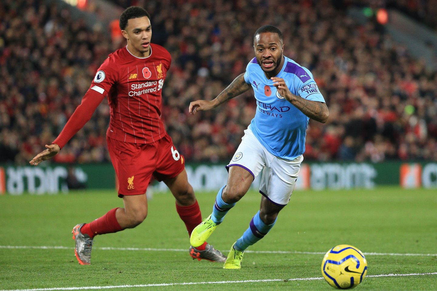 Raheem Sterling v Liverpool