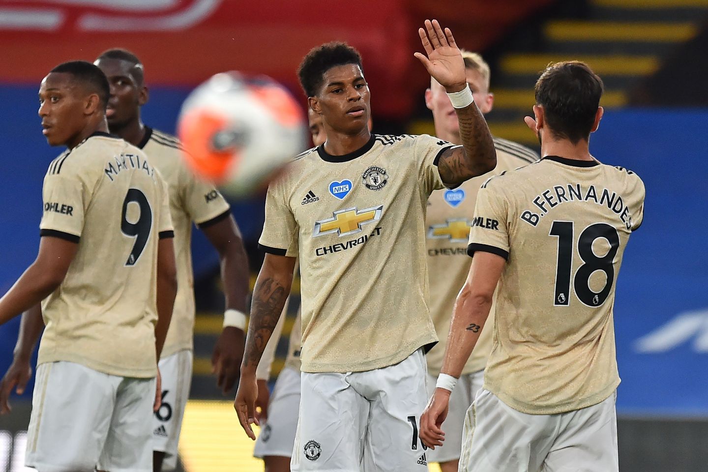 Man Utd celebrate