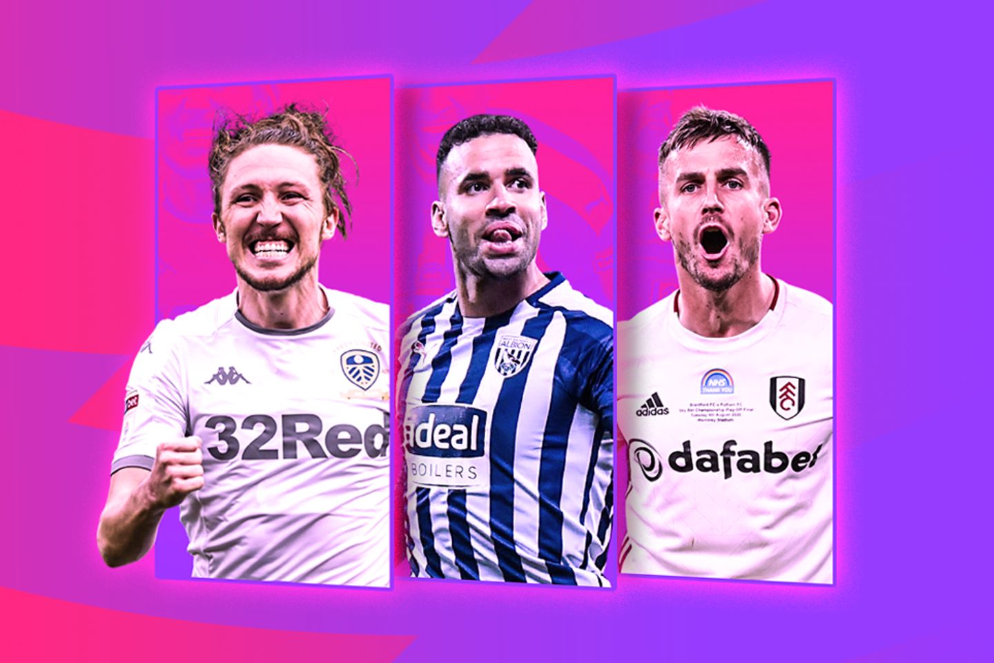 Leeds, West Brom and Fulham, promoted clubs for 2020/21