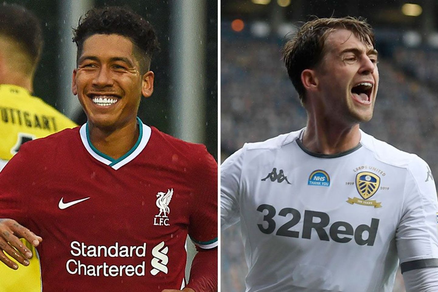 Roberto Firmino and Patrick Bamford