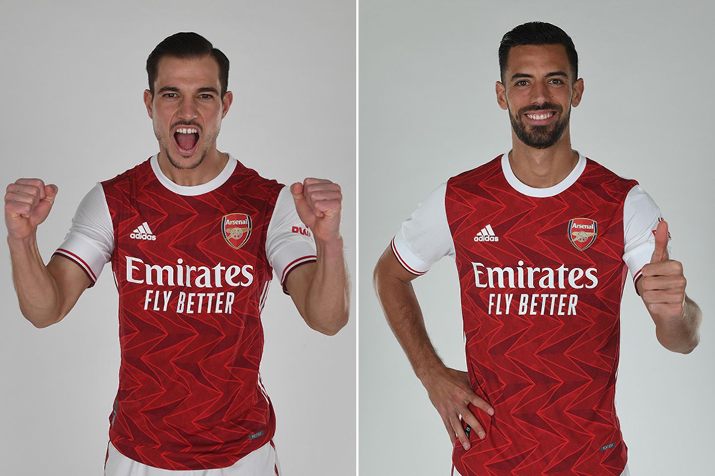 Cedric Soares and Pablo Mari, Arsenal