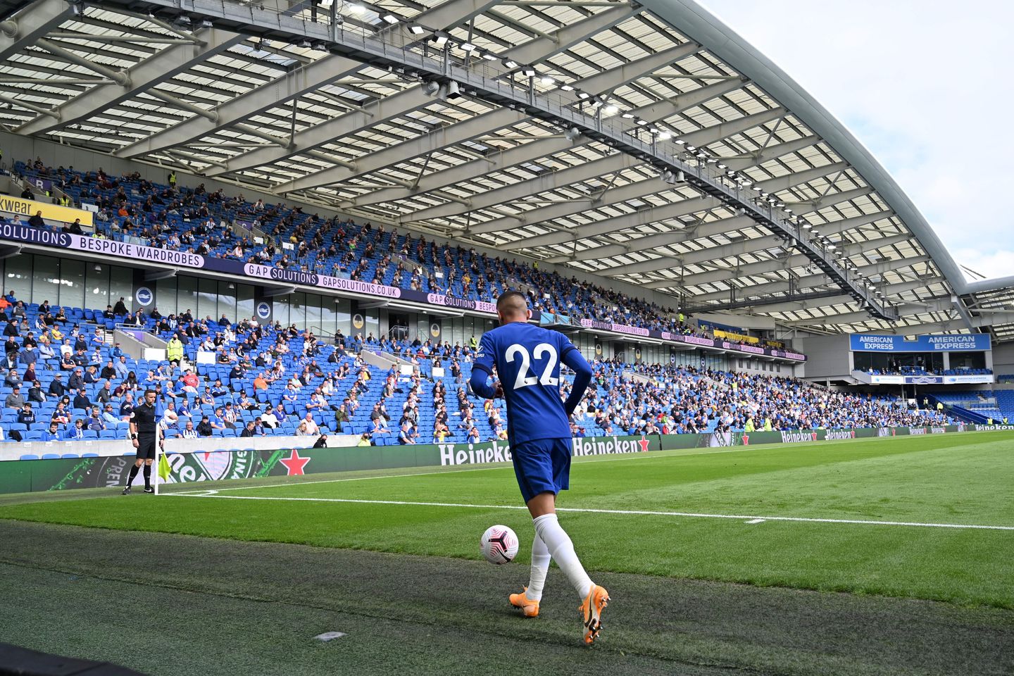 Fans return to the Amex Stadium