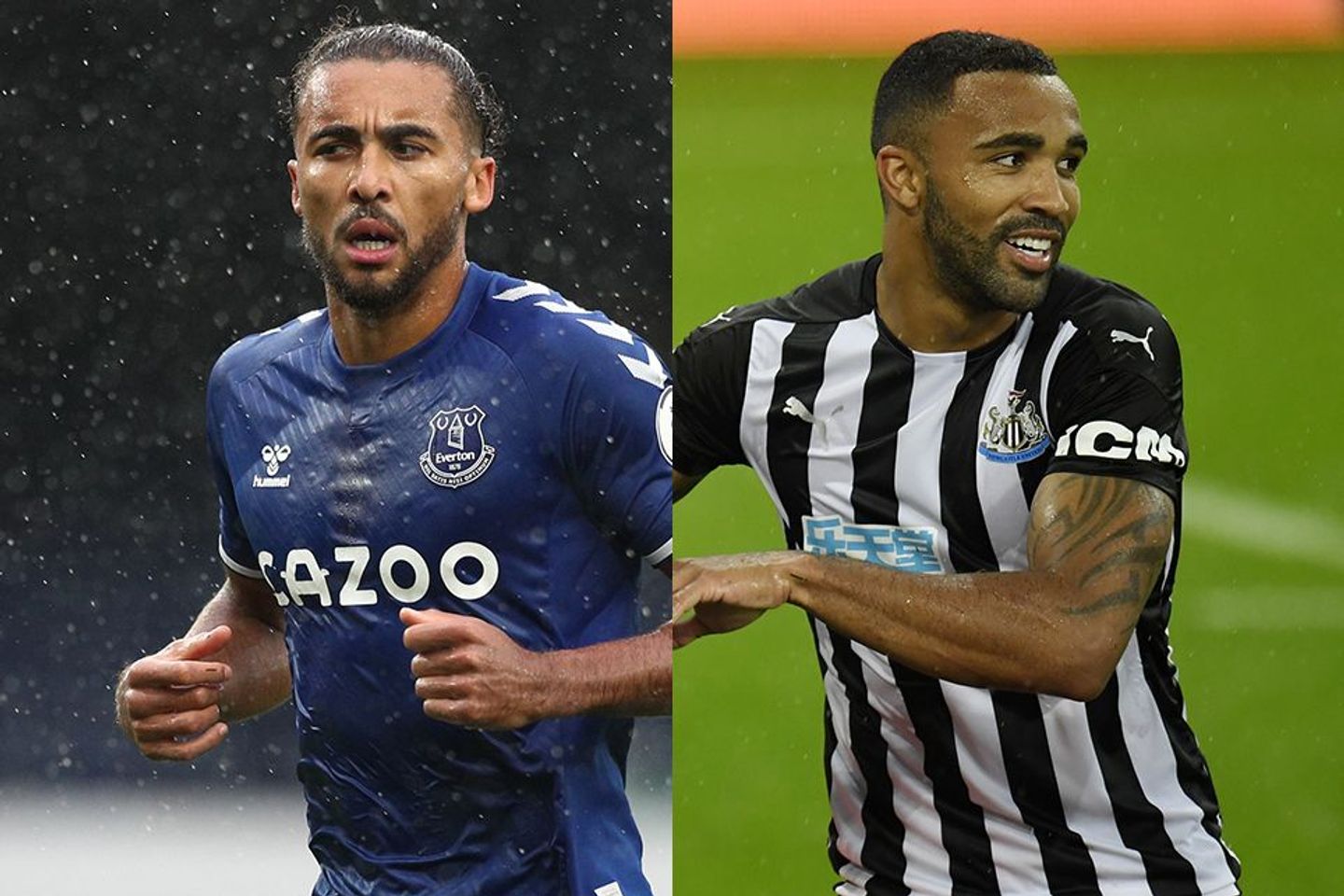 Dominic Calvert-Lewin, Everton and Callum Wilson, Newcastle