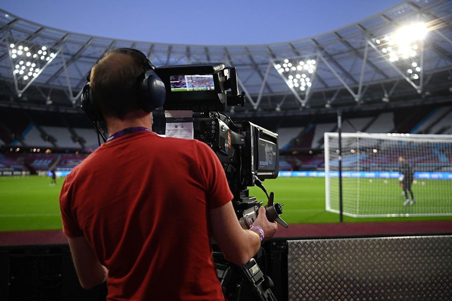 Premier League cameraman