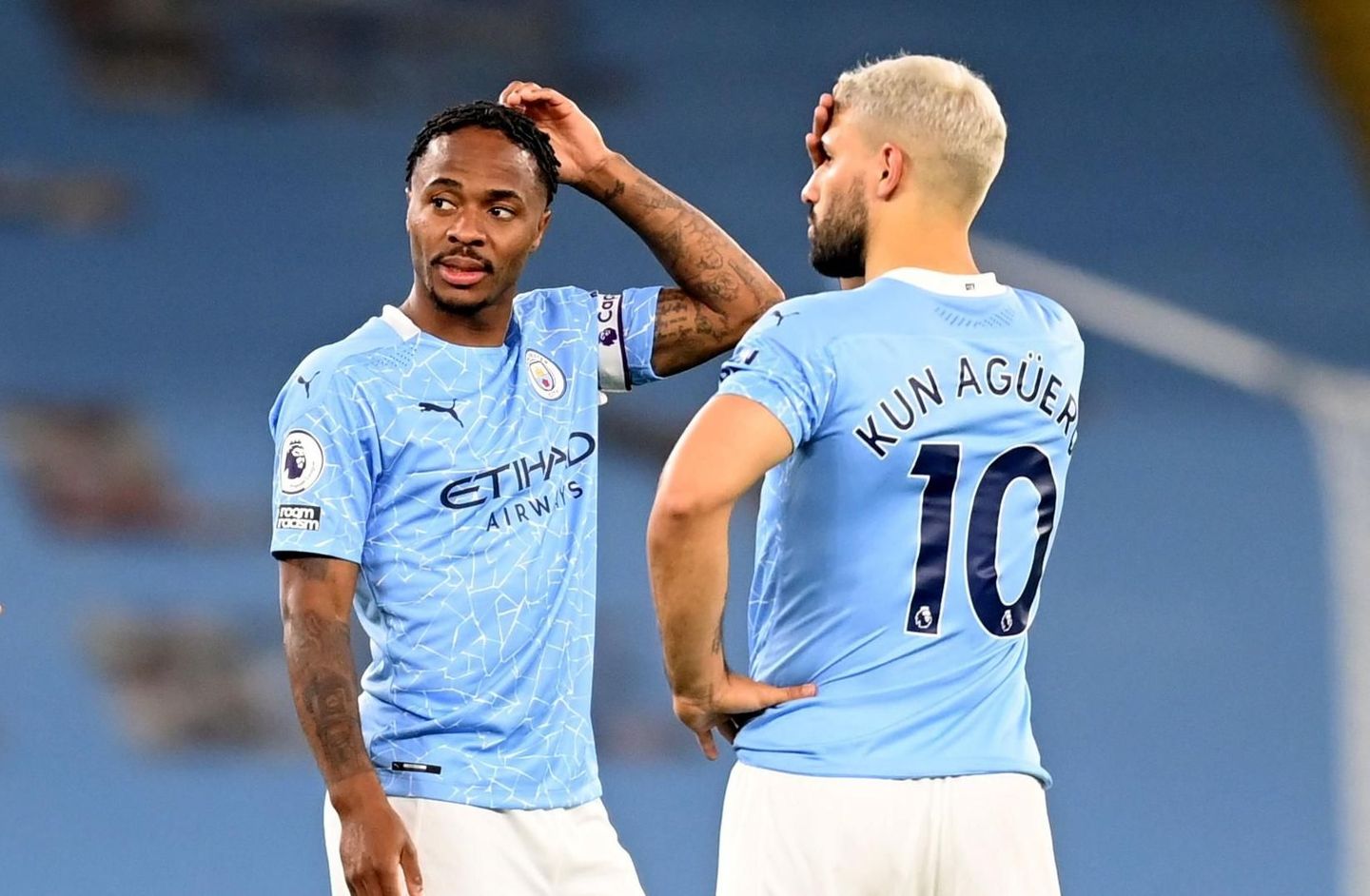 Sterling and Aguero, Man City