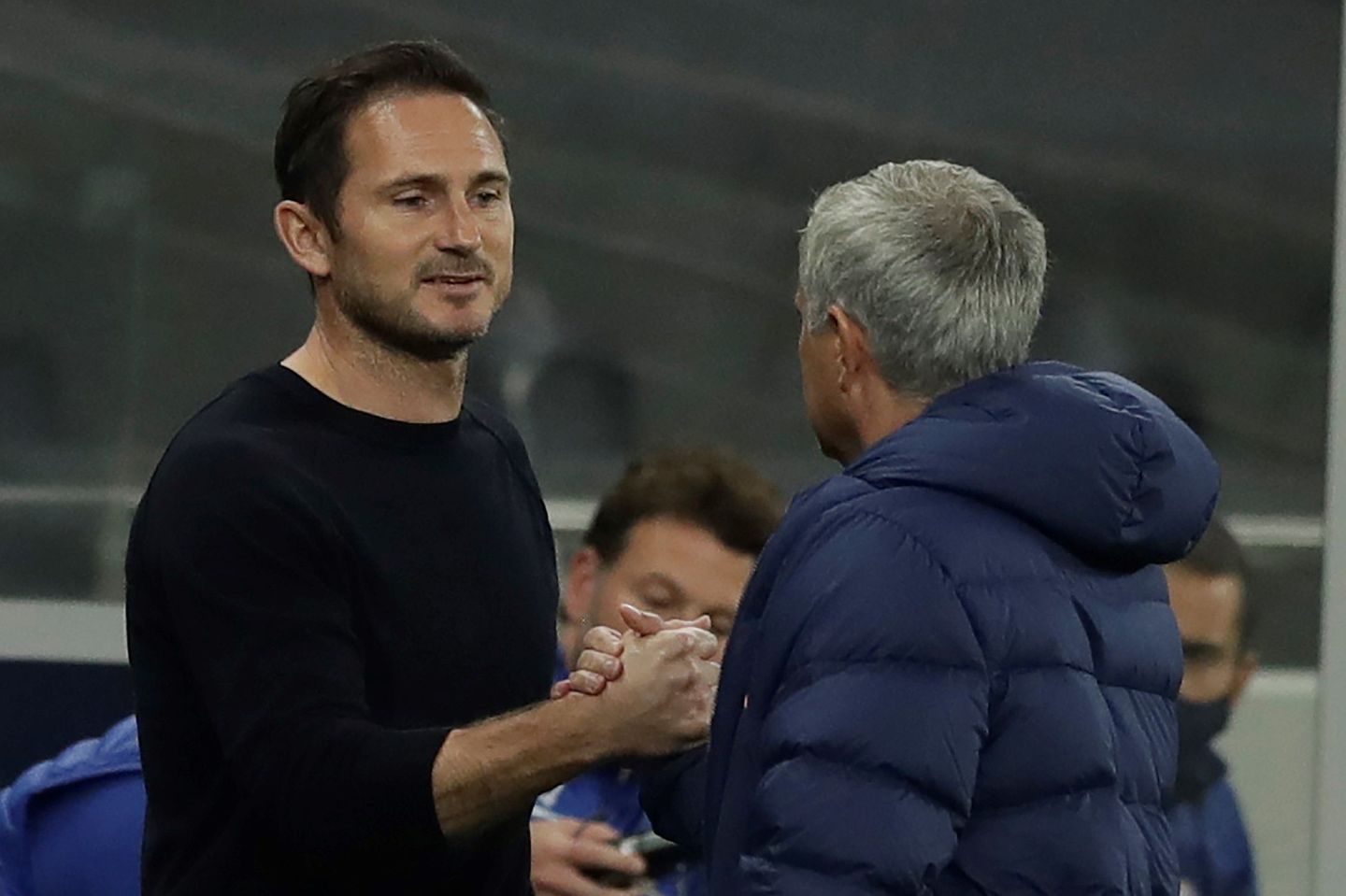 Frank Lampard and Jose Mourinho