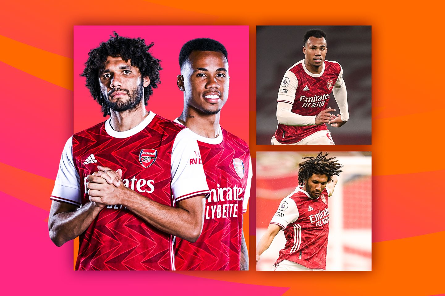 Mohamed Elneny and Gabriel, Arsenal