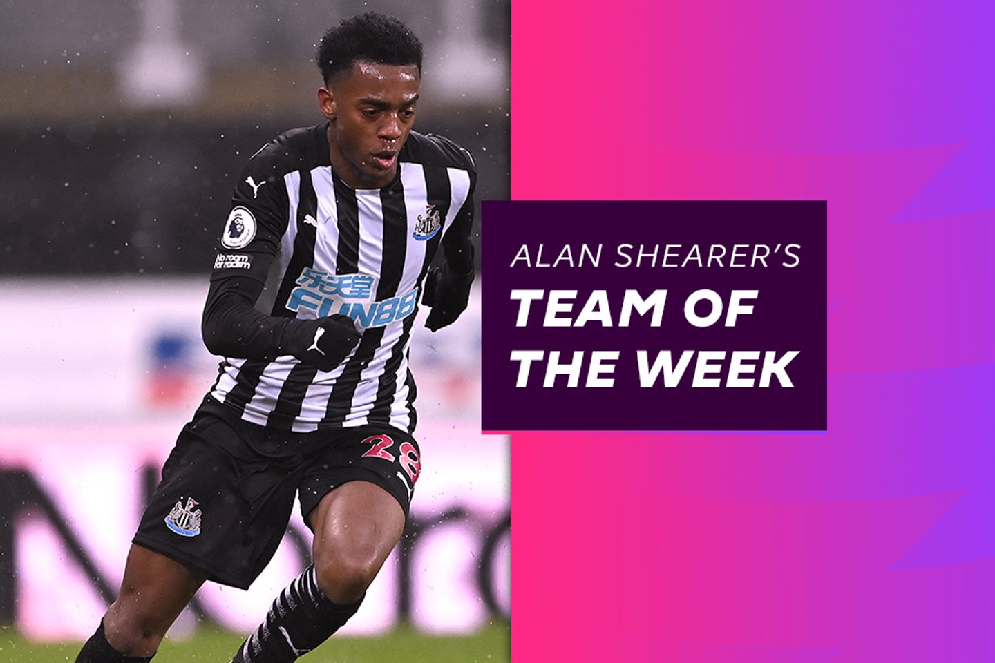 Joe Willock, Shearer TOTW