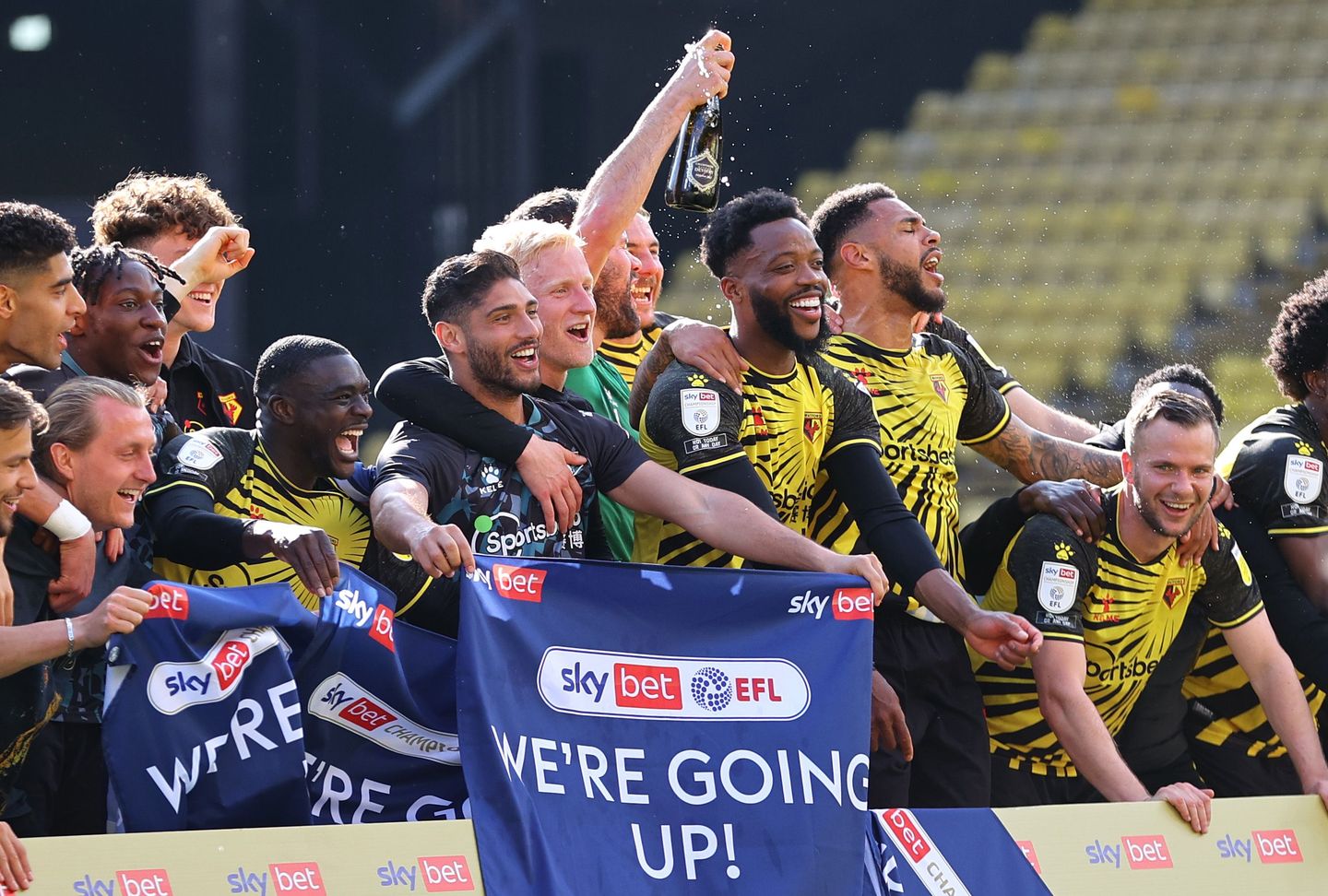 Watford promotion cele