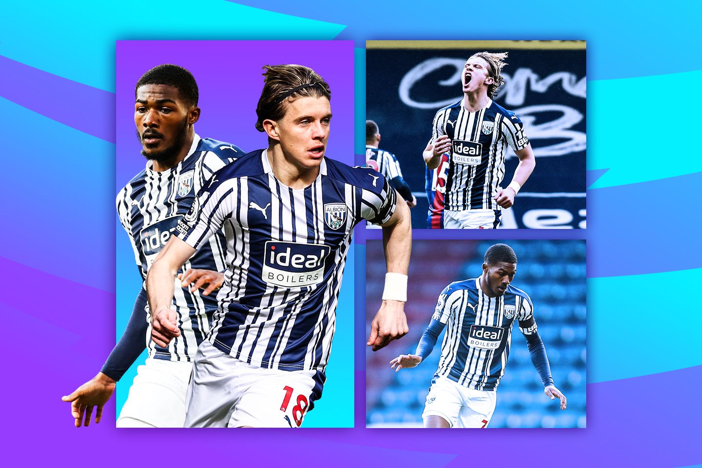 Gallagher and Maitland-Niles, West Brom