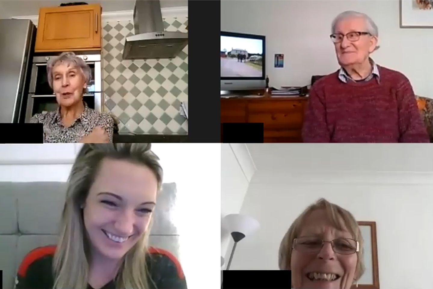 Senior Saints video call