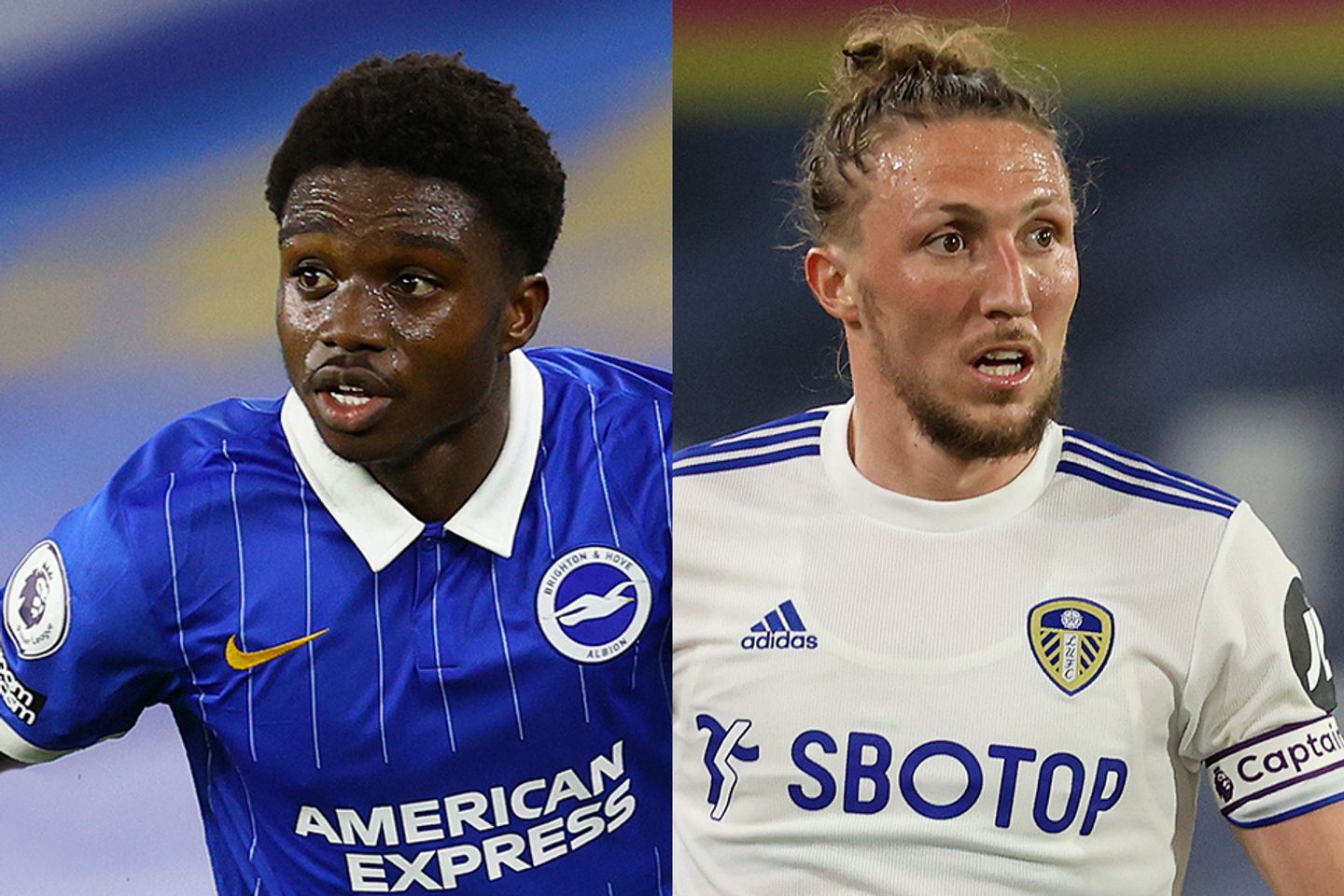 Tariq Lamptey and Luke Ayling