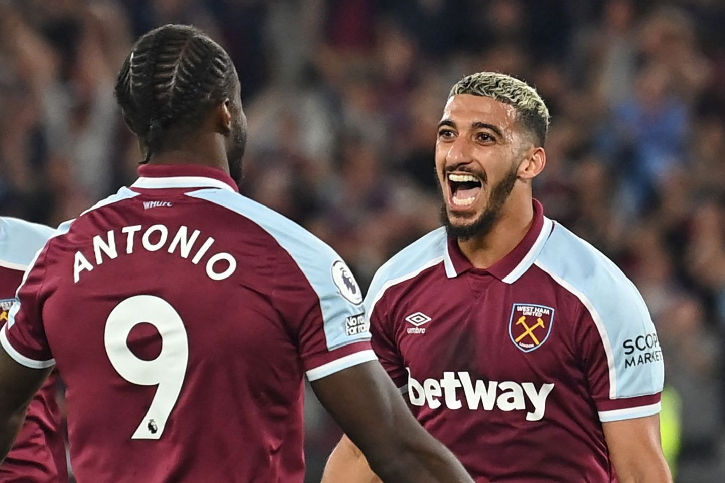 Antonio and Benrahma, West Ham