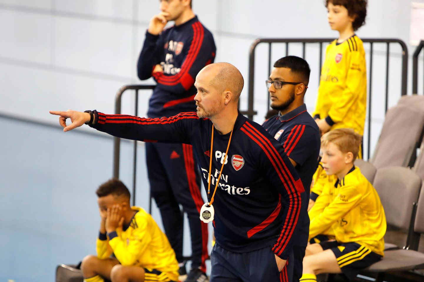 Image of an Arsenal Academy Coach