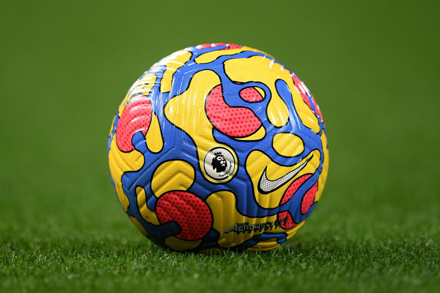 Nike hi-viz ball with PL logo