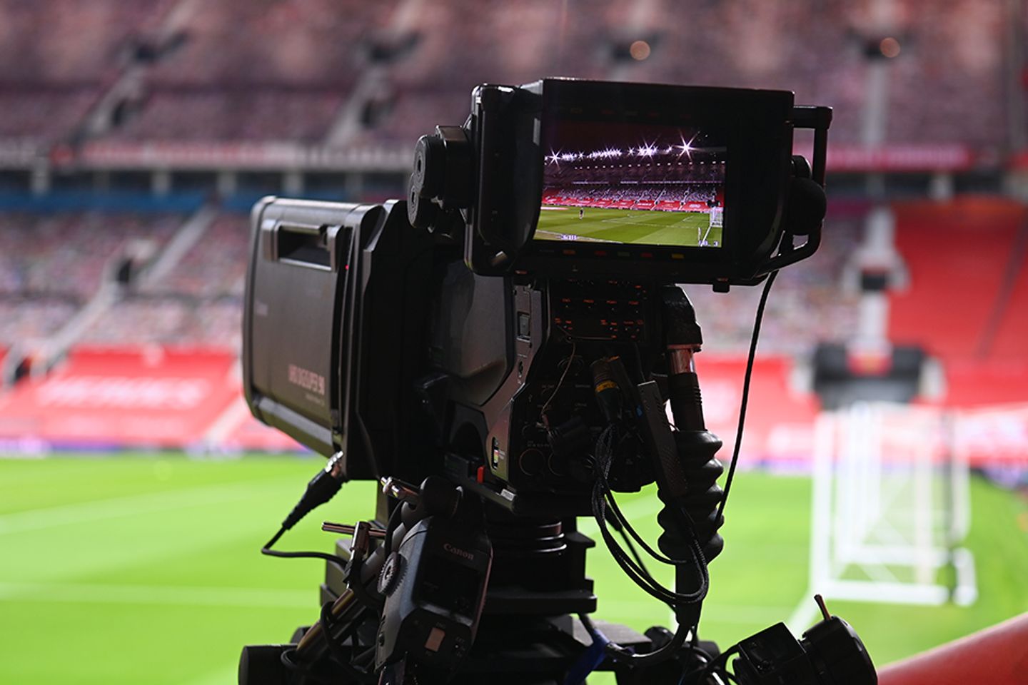 A broadcast camera
