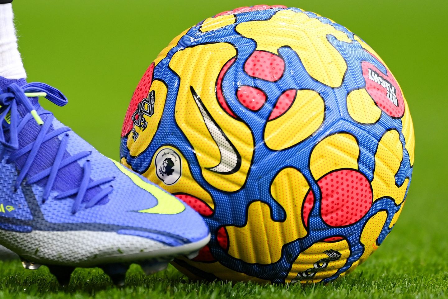Nike Hi-Vis ball with boot