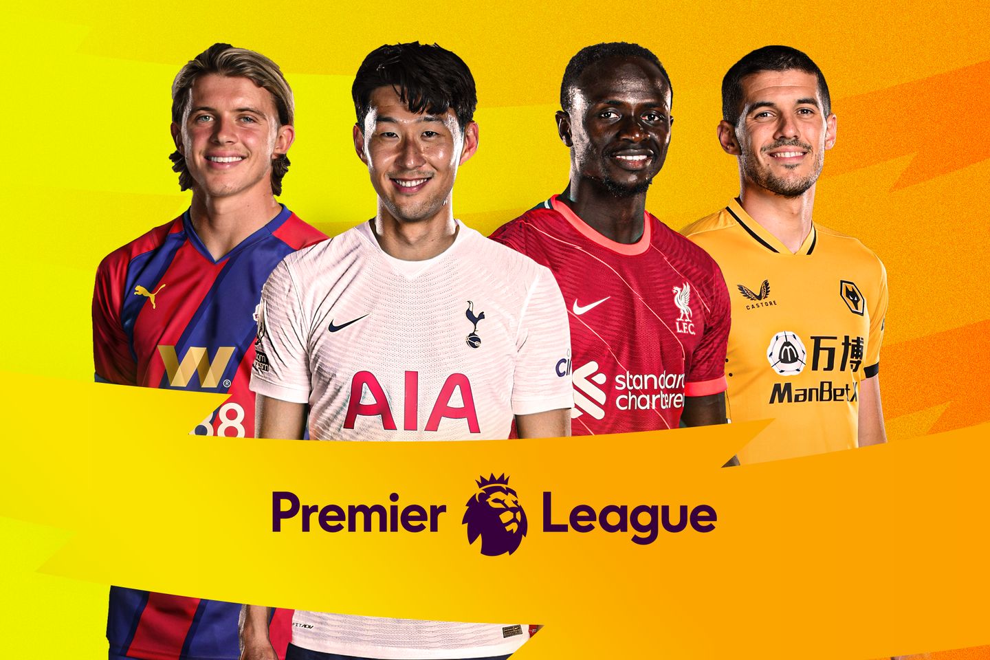 Conor Gallagher, Son Heung-min, Sadio Mane, Conor Coady
