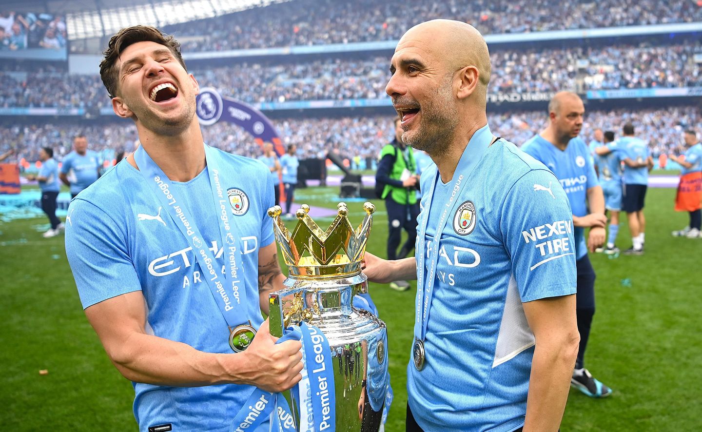 Guardiola and Stones, Man City