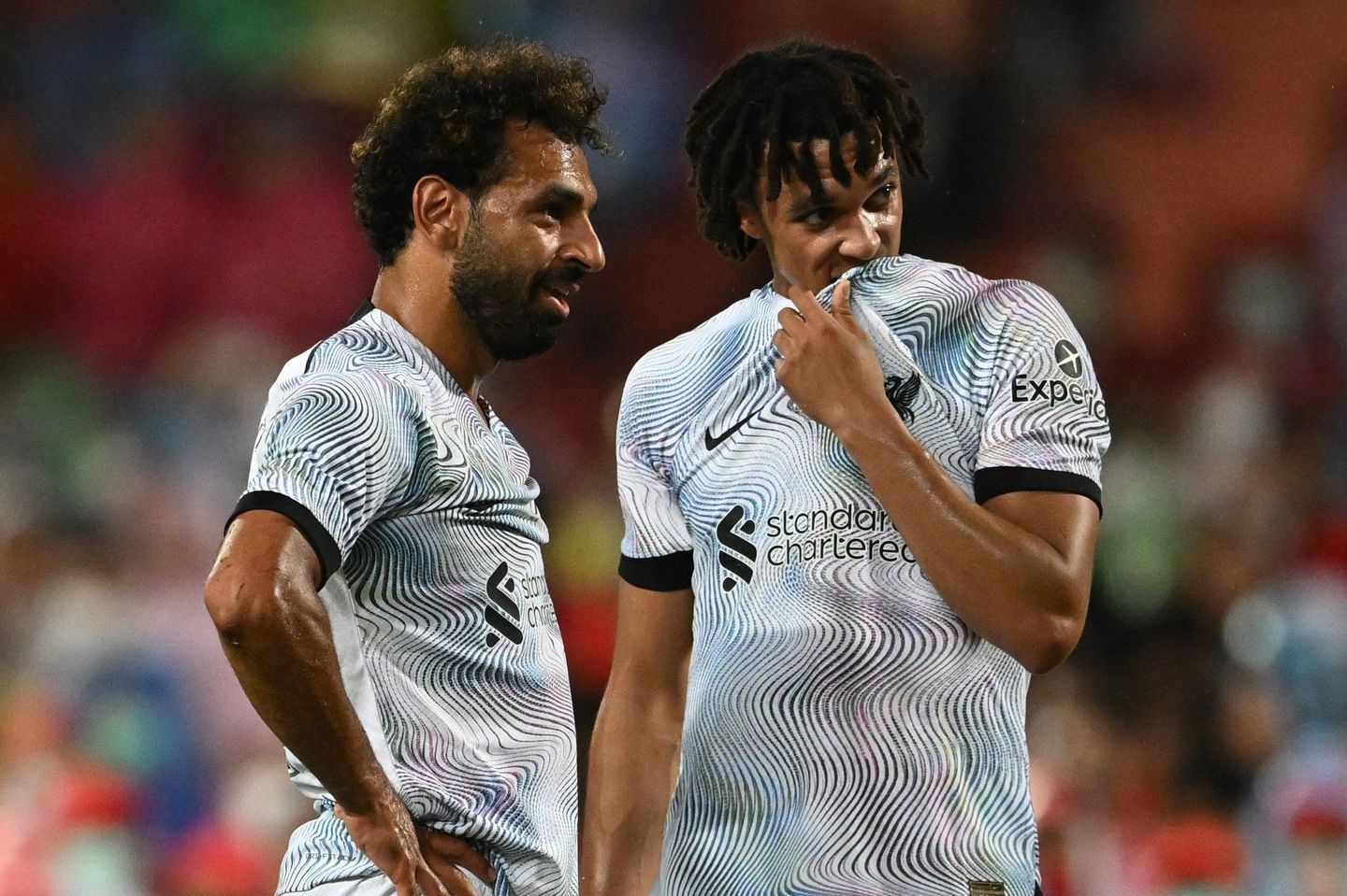 Salah and Trent Alexander-Arnold