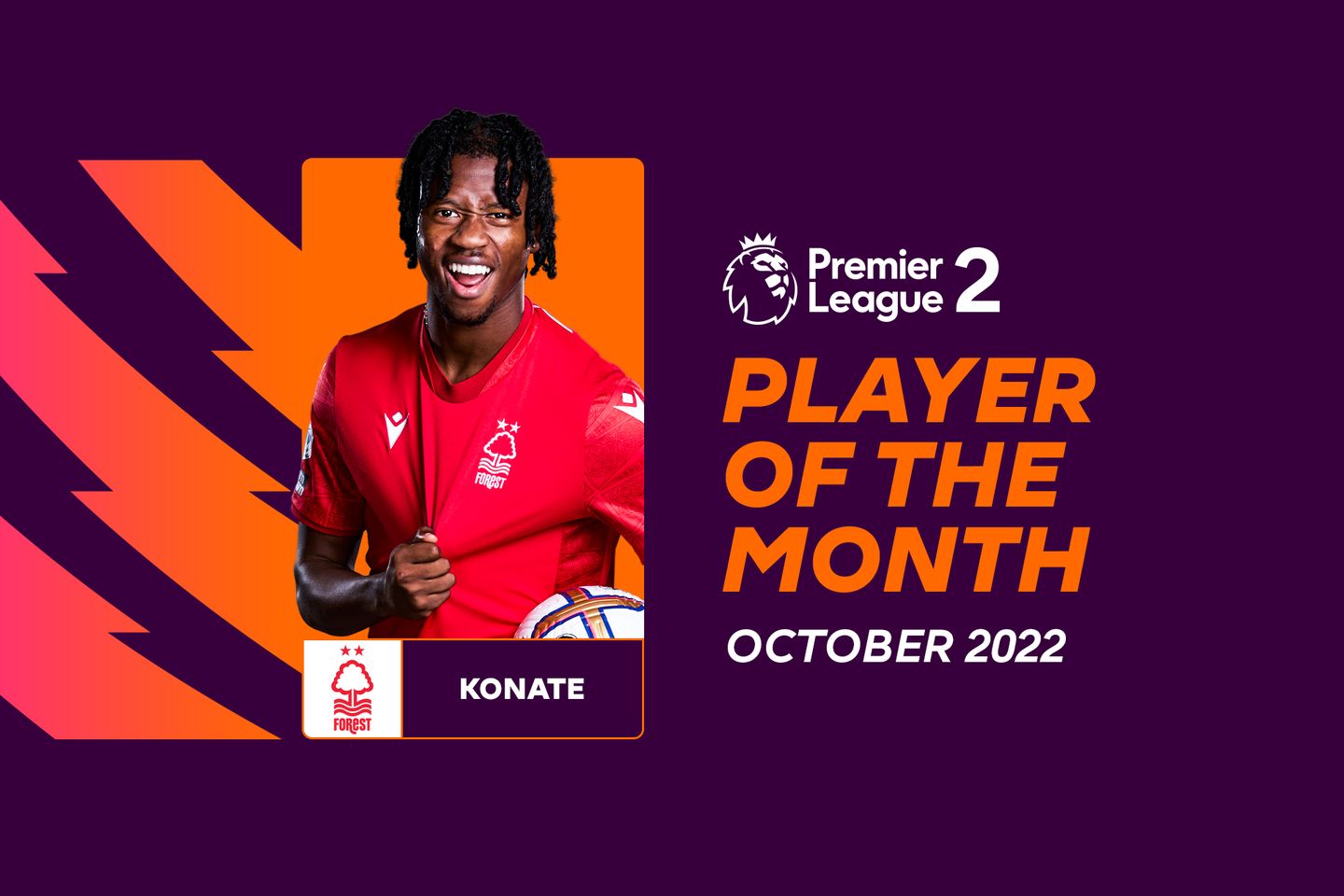 Konate, October 2022 Premier League 2 Player of the Month