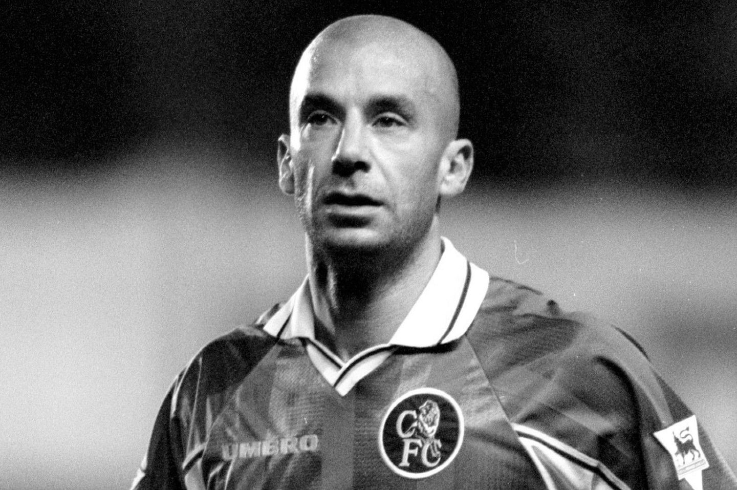 Gianluca Vialli Chelsea B&W 2