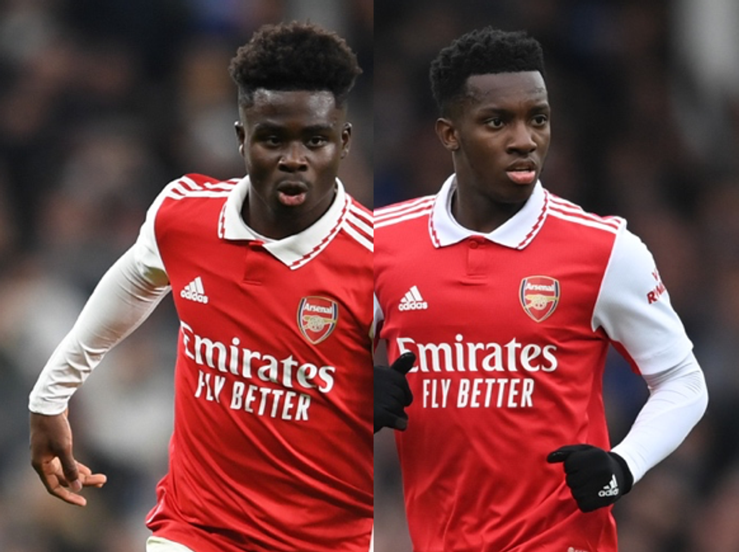 Saka, Nketiah, Arsenal