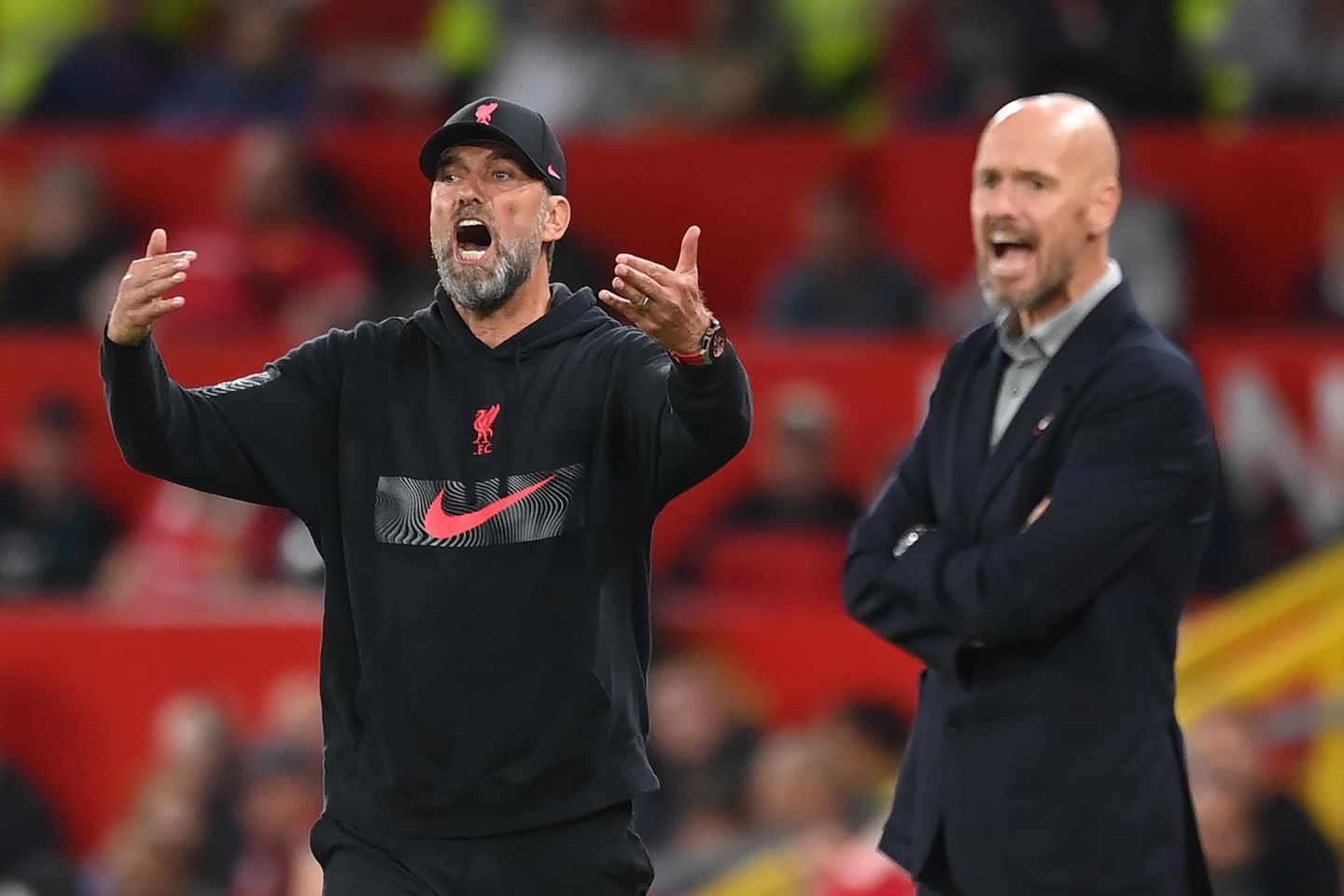 Jurgen Klopp and Erik ten Hag MUNLIV