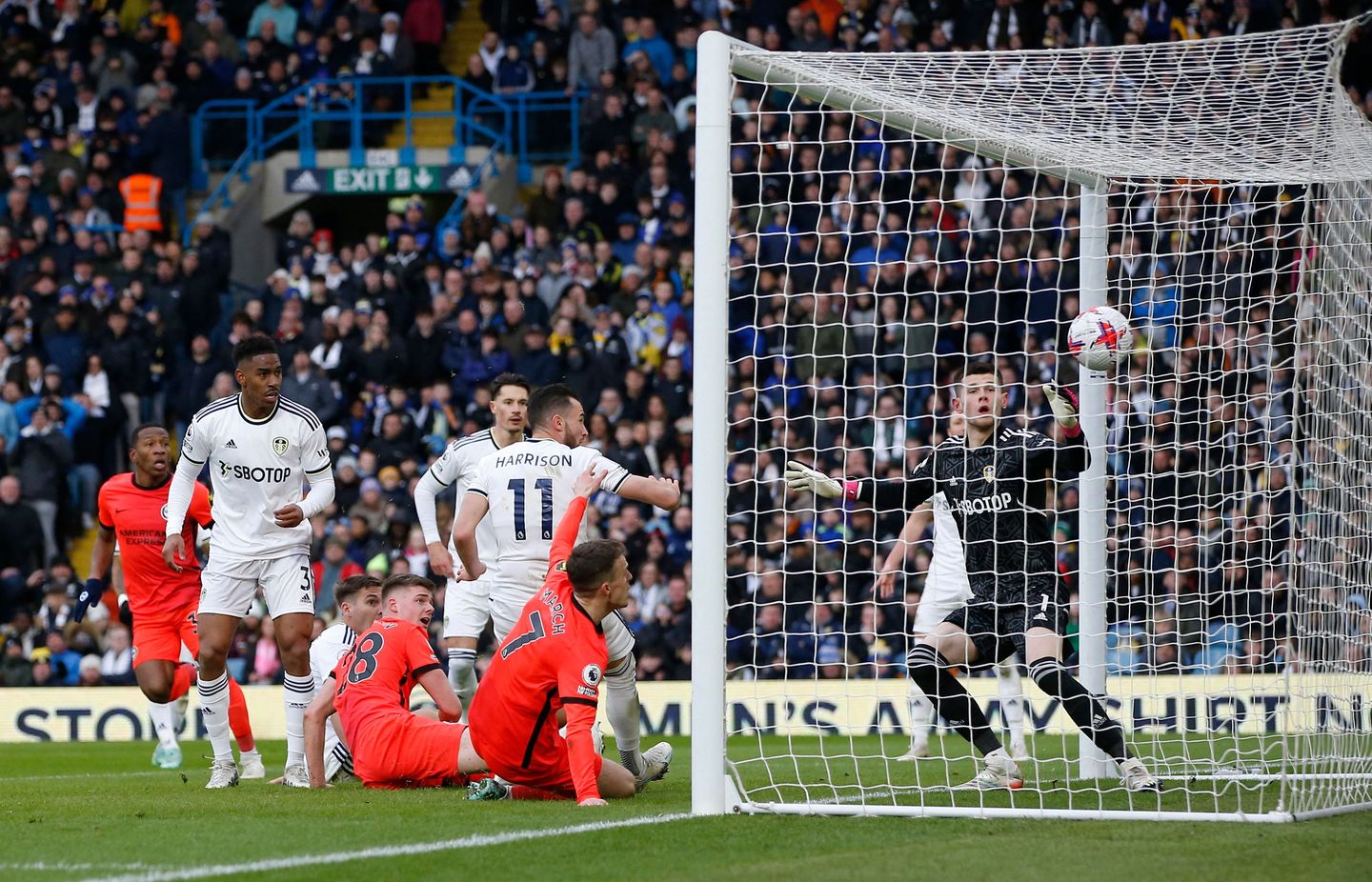 Leeds v Brighton Solly March goal