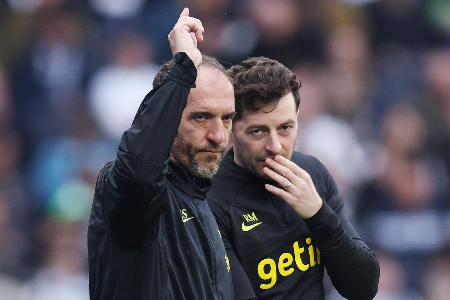 Cristian Stellini and Ryan Mason