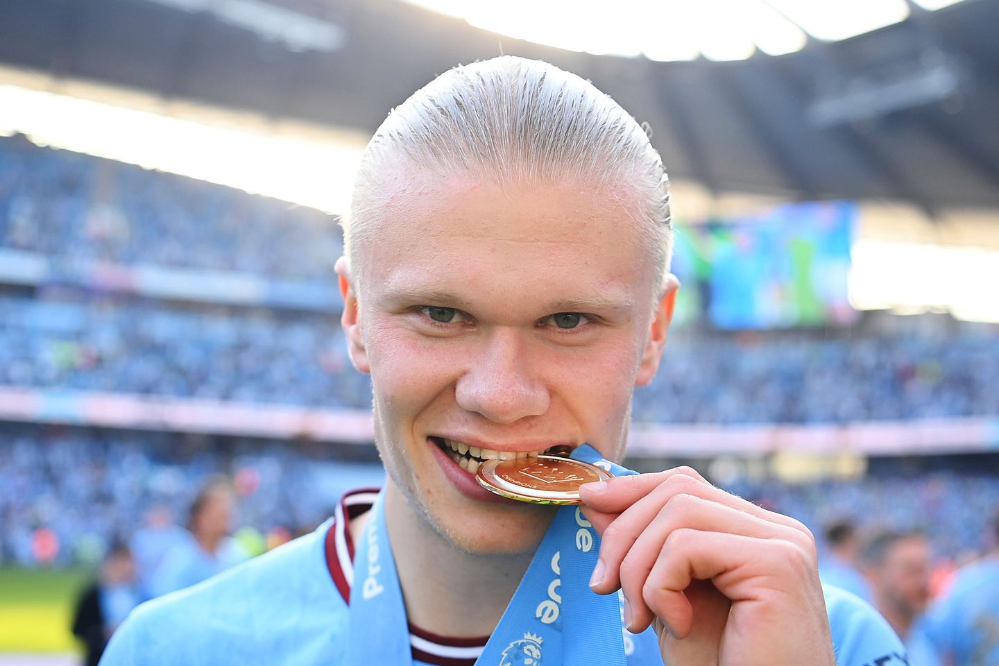 Manchester City title presentation